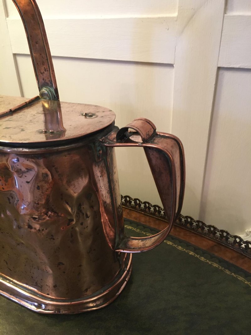 Quality Antique Victorian Copper Watering Can - Image 14